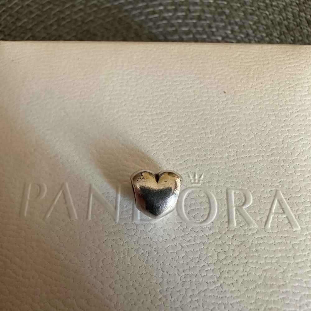 Pandora Retired Puffy Heart Charm